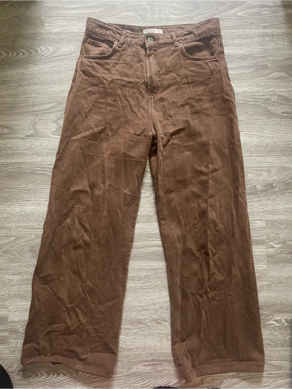 Pull&Bear Women’s Corduroy Pants in Brown